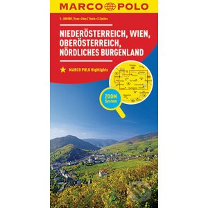 Rakousko č. 1 mapa 1:200T - Marco Polo