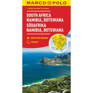 Afrika - jih, Namibie, Botswana 1:2M - Marco Polo