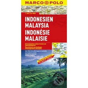 Indonesie, Malajsie/mapa 1:2M - Marco Polo