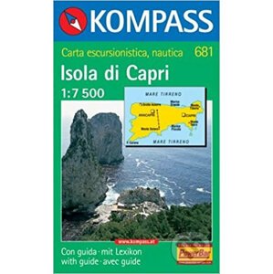 Isola di Capri 681 - mapa 1:7 500 - MAIRDUMONT
