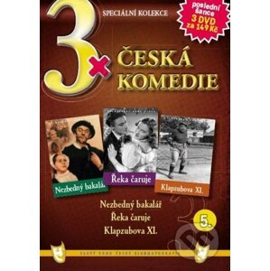 3x Česká komedie V DVD