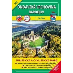 Ondavská vrchovina - Bardejov - turistická mapa č. 105 - Kolektív autorov
