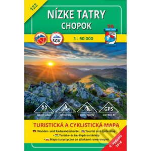 Nízke Tatry - Chopok - turistická mapa č. 122 - VKÚ Harmanec