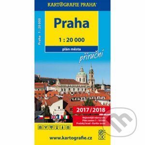 Praha - 1:20 000 plán města příruční - Kartografie Praha