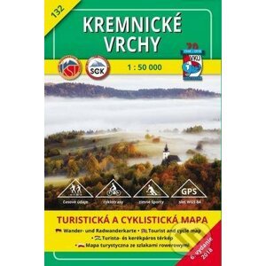 Kremnické vrchy - turistická mapa č. 132 - Kolektív autorov