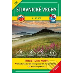 Štiavnické vrchy - turistická mapa č. 138 - Kolektív autorov