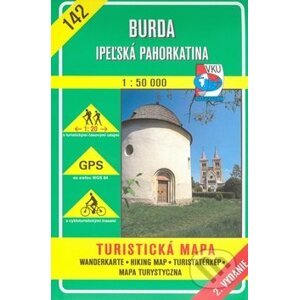 Burda - Ipeľská pahorkatina - turistická mapa č. 142 - Kolektív autorov