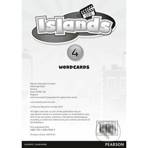 Islands 4 - Word Cards for Pack - Pearson
