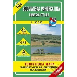 Bodvianska pahorkatina - Rimavská kotlina - turistická mapa č. 144 - Kolektív autorov