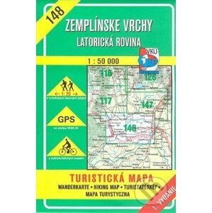 Zemplínske vrchy - Latorická rovina - turistická mapa č. 148 - Kolektív autorov