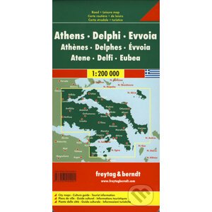 Athens, Delphi, Evvoia 1:200 000 - freytag&berndt