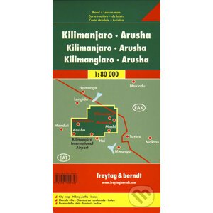 Kilimanjaro, Arusha 1:80 000 - freytag&berndt