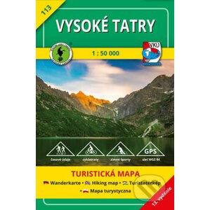 Vysoké Tatry 1 : 50 000 - turistická mapa č. 113 - VKÚ Harmanec