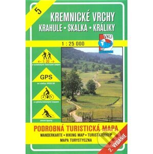 Kremnické vrchy - Skalka - turistická mapa č. 5 - Kolektív autorov