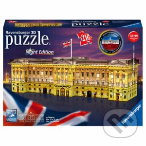 Puzzle noční edice 3D - Buckinghamský palác - Ravensburger