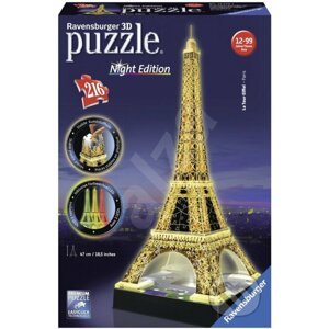 Puzzle noční edice 3D - Eiffelova věž - Ravensburger