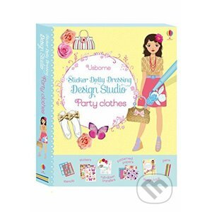 Sticker Dolly Dressing Design Studio Party Clothes - Fiona Watt (ilustrácie), Stella Baggott (ilustrácie), Antonia Miller (ilustrácie)