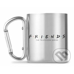 Kovový hrnček s karabinou Friends: Logo - Friends