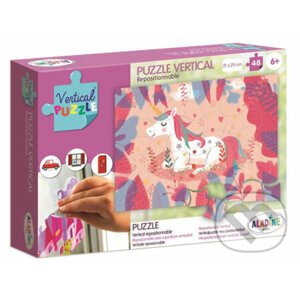 Vertikální okenní puzzle - Jednorožec - Aladine