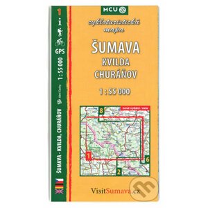 Šumava - Kvilda, Churáňov - cykloturistická mapa č. 1 /1:55 000 - MCU