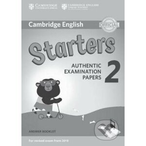 Cambridge English Young Learners 2 for Revised Exam from 2018 - Starters Answer Booklet - Cambridge University Press