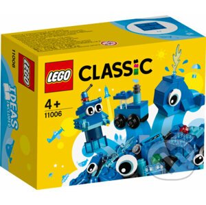 LEGO Classic - Modré kreatívne kocky - LEGO