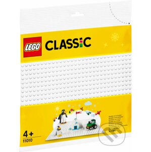 LEGO Classic - Biela podložka na stavanie - LEGO