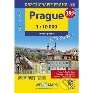 Prague - 1:10 000 in your pocket city centre - Kartografie Praha