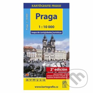 Praga - Mapa de curiosidades turísticas /1:10 tis. - Kartografie Praha