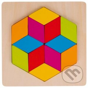 Puzzle šesťuholník - Goki