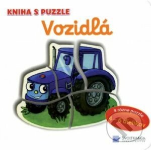 Kniha s puzzle: Vozidlá - Vera Bruggemann