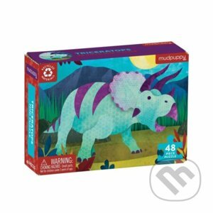 Puzzle mini: Triceratops - Mudpuppy