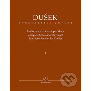 Souborné vydání sonát pro klavír I. - František Xaver Dušek