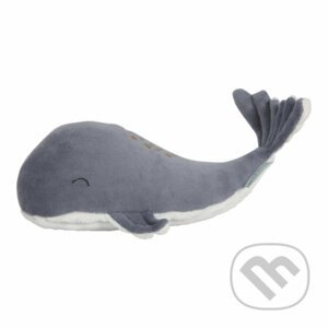 Malá plyšová veľryba ocean blue - Little Dutch