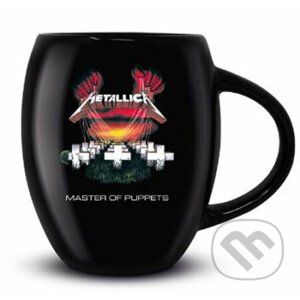 Čierný keramický oválny hrnček Metallica: Master Of Puppets - Metallica