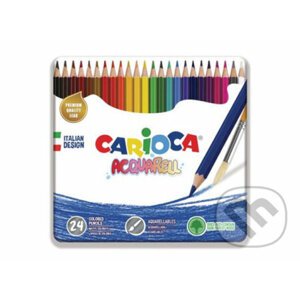 CARIOCA akvarelové pastelky v plechové krabičce 24 ks - CARIOCA