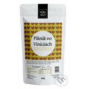 Piknik vo viniciach - sypaný biely čaj aromatizovaný, ochutený - Pure Way