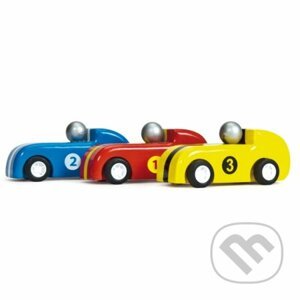 Set 3 pretekárskych autíčok - Le Toy Van