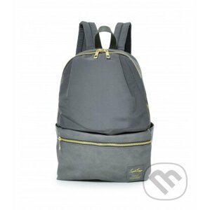 Grosgrain-Like - 10 Pockets Backpack Gy - Legato Largo