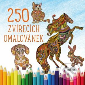 250 zvířecích omalovánek - Edika