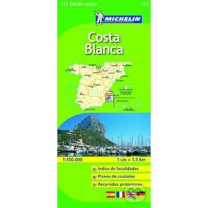 Costa Blanca - Map - Michellin