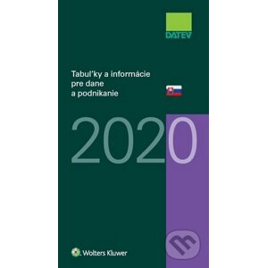 Tabuľky a informácie pre dane a podnikanie 2020 - Dušan Dobšovič
