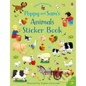 Poppy and Sam's animals sticker book - Usborne