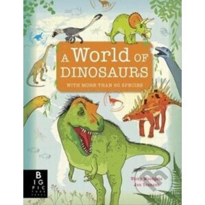 A World of Dinosaurs - Jonathan Tennant, Vicky Woodgate (ilustrácie)