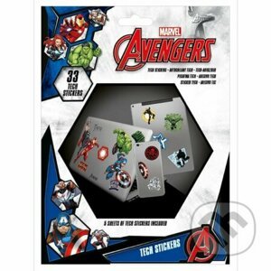 Sada vinylových samolepek Marvel - Avengers Heroes (33 ks) - Fantasy