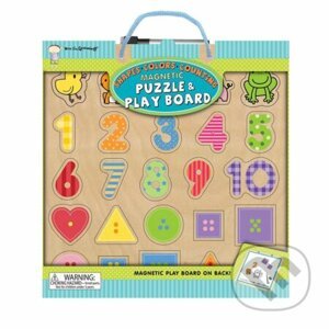 Shapes Colors Counting Magnetic Puzzle & Play Board - Innovativekids