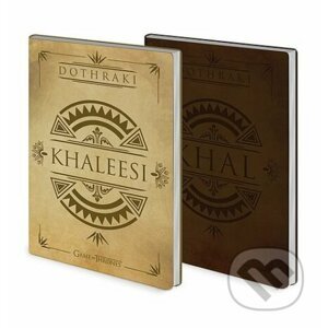 Zápisníky Game of Thrones - Khal & Khaleesi, 2 ks - Fantasy
