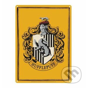 Plechová cedule Harry Potter - Hufflepuff - Fantasy