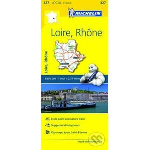 Local Map - Loire, Rhone - Michellin
