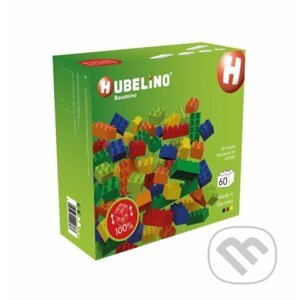 HUBELINO Kuličková dráha - kostky barevné 60 ks - LEGO